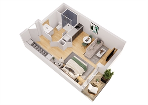 appartement neuf à la vente -   35510  CESSON SEVIGNE, surface 19 m2 vente appartement neuf - UBI387906552